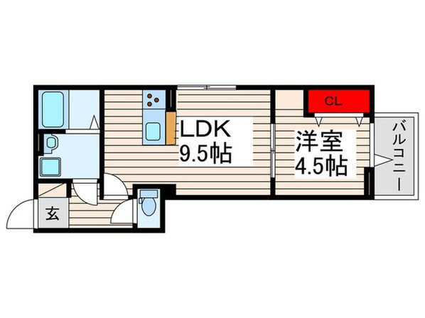 レクシア六町の物件間取画像